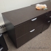 Espresso 2 Drawer Wood Lateral File Cabinet